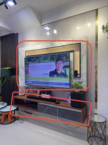 TV Cabinet + Marble TV Console FULLSET