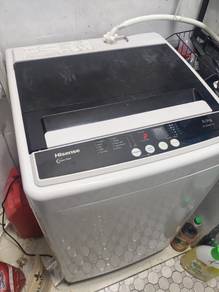mesin basuh Hisense