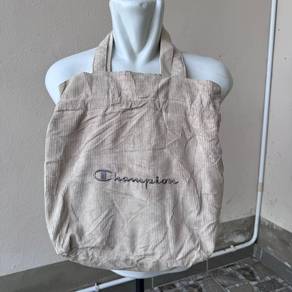 Champion Corduroy Shoulder Bag Tote Bag