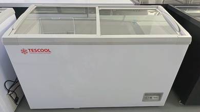 Curved Glass Door Chest Freezer