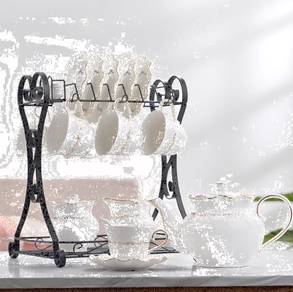21 Pcs Set European Style Tea Set, Ceramic