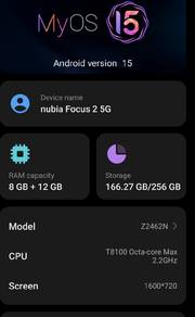 Nubia Focus half price