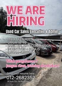Sales Advisor Kerete Terpakai