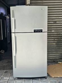 2 doors LG fridge refrigerator peti sejuk peti ais