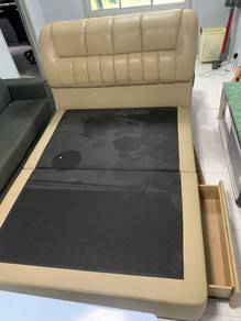 Queen Bed frame with two side drawers