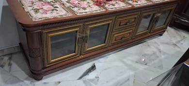Tv Solid Cabinet Brown 