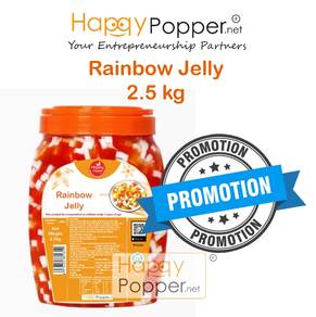 3Q Milk Tea Topping Coconut Rainbow Jelly 2.5kg