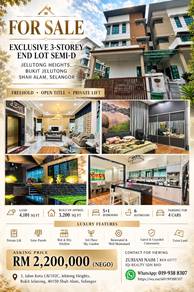 Semi-Detached House For Sale in Shah Alam,SGR