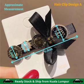 Korea Retro Hair Clip Hair Pin Imitate Rhinestone