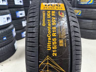 Tayar baru 215 55 18 Continental uc6 x50 2025 tyre
