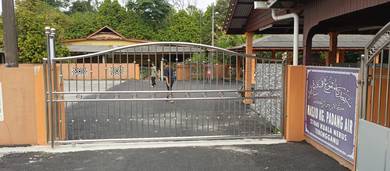Pintu pagar stainless steel