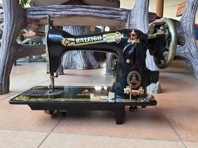 Mesin Jahit Antik Raleigh Original Siap Motor E