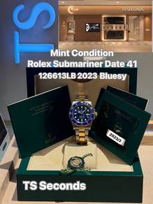 Rolex Submariner Blue Date 18K Bluessy 126613LB 