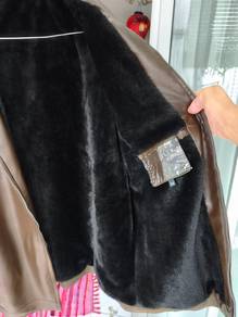 Autumn Winter faux leather jacket