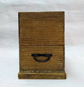 Vtg Small Japanese chest of drawers /sewing box/ti