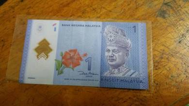 Malaysia Wang RM1 Polymer Prefix ZB00
