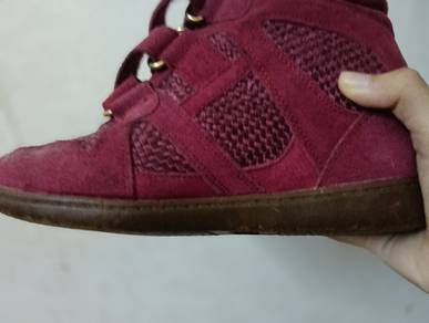 Vintage Wedge Sneakers Heels Isabel Marants Dupe