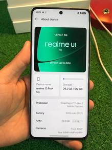 reaIme12 Pro Pius 5G (12+4GBRam/512GB)