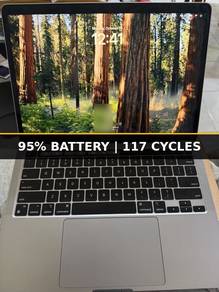 MacBook Pro 13" M1 2020 8GB/512GB, 95% batt 117cy