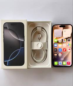 iPhone 16 Pro 256GB MY Set Black Titanium