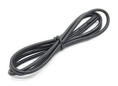 Turnigy Quality 10AWG Silicone Wire 1m (Black)