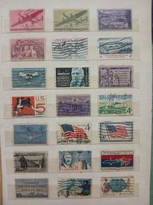 VINTAGE RARE 168 Stamps U.S Postage 1890-1980