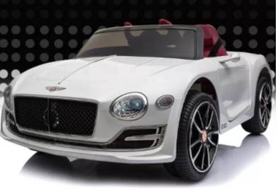 Kids Electric White sportCar Putih Kereta Elektrik