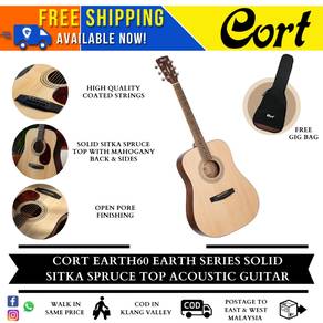 CORT Earth 60 Earth Series Solid Sitka Spruce Top
