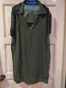 Green shiffon top