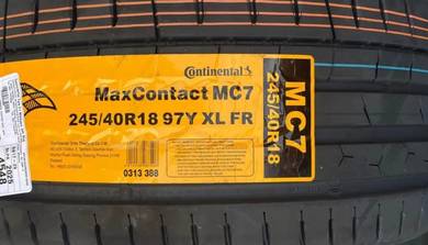 245 40 18 CONTINENTAL MC7 Tayar Tyre New 2026