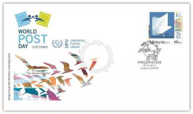 First Day Cover World Post Day UPU Malaysia 2015