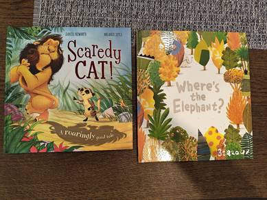 Kids 2 big reading books (USED)