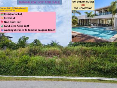 Residential Land in Port Dickson, NSN