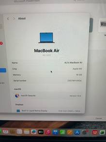 Apple Macbook Air 13-inch M2