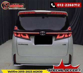 VELLFIRE AGH30 15-23 UPGRADE AH40 FACELIFT Bodykit