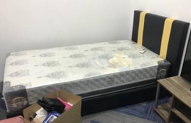 Set Tilam Spring Foam 10 inci + Katil Divan