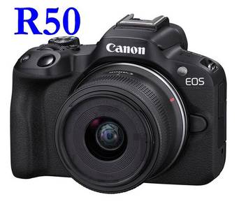 (SALES) NEW Canon EOS R50 Body with 18-45mm Lens