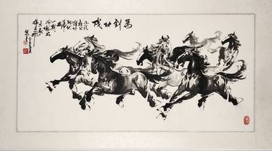 Chinese Painting - Swift Victory Upon Arrival