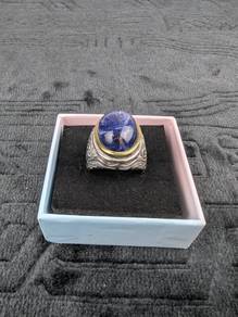 Cincin Permata Blue Sodalite Namibia