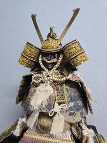 Large 87cm Ori Japan Samurai shogun box 武士 大铠