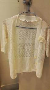 UK new look ladies cardigan top beige outerwear