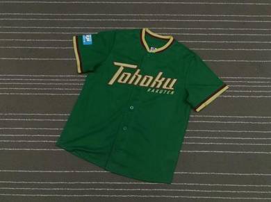 TOHOKU HIJAU baseball jerseys saiz M TO L