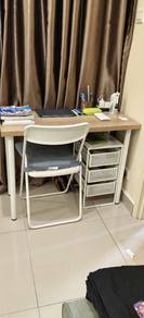 Ikea table and chair with storage set 