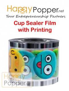 Cup Sealer Sealing Plastic Film Roll Rolls machine