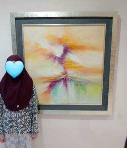 Lukisan Dinding Besar(Abstract Art)-Condition Baik