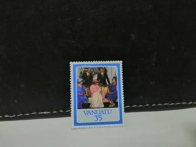 1986 Vanuatu Stamp Queen Royal Family