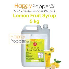 Sirap Concentrated Fruit Juice Syrup Lemon 5kg