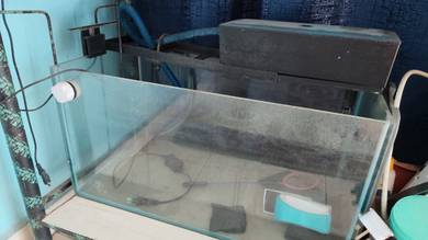 aquarium kecil 22"x11"untuk dilepaskan