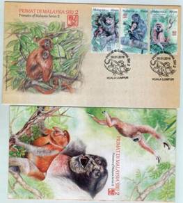 First Day Cover Primates Series 2 Sets 3 2016