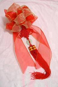 Decorative Hanger with Knotted Jade Tassel